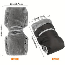 Cozy & Warm Stroller Handlebar Gloves - Windproof, Insulated Grip Covers For Cold Weather Protection