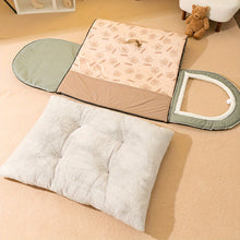 Versatile All-Season Pet Bed - Cozy Indoor/Outdoor Dog & Cat House, Warm Cave Nest for Small to Large Breeds