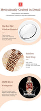 Luxury Elegant Watch For Women Date Waterproof Rectangle Ladies Watch