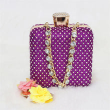 2023 New Arrivals Special Design Purple Color African Women Shoes and Bag Set