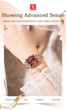 Luxury Elegant Watch For Women Date Waterproof Rectangle Ladies Watch