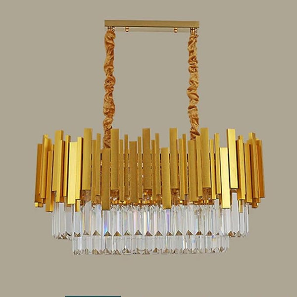 Luxury Living Room Crystal Gold Chandelier~4117