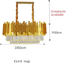 Luxury Living Room Crystal Gold Chandelier~4117