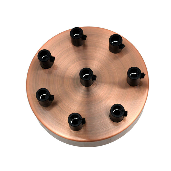 Ceiling Rose 7-Port Copper for Pendant Light ~2876