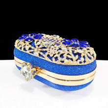 QUEENA YAN 2025 INS FANTATIC BLUE Rhinestone-encrusted Sex Ladies Shoes / MATCHING  SPARKING MINI BAG (SPECIAL COLLECTION)