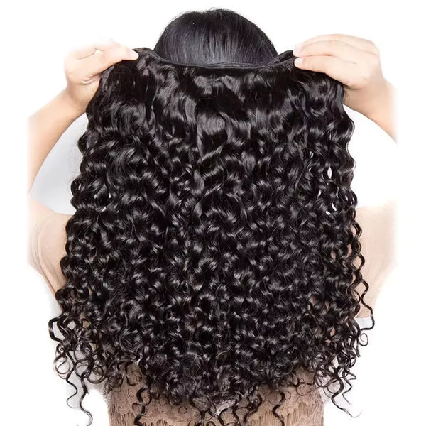 15A Burmese Curly Bundles Human Hair 26 28 30 Inch Deep Wave Raw 3 4 Bundle Deals 100% Unprocessed Double Weft Extensions Weave