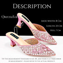 QUEENA YAN 2025 INS FANTATIC BLUE Rhinestone-encrusted Sex Ladies Shoes / MATCHING  SPARKING MINI BAG (SPECIAL COLLECTION)