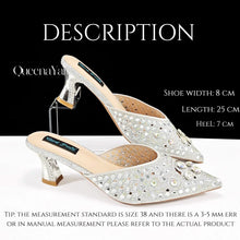QUEENA YAN 2025 INS FANTATIC BLUE Rhinestone-encrusted Sex Ladies Shoes / MATCHING  SPARKING MINI BAG (SPECIAL COLLECTION)