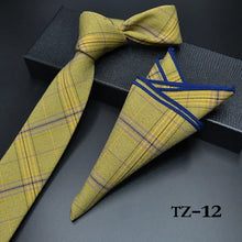 New Floral Paisley Men's Casual Tie Set Navy Red 6cm Skinny Polyester Necktie Pocket Square Suit Business Wedding Party Slim Tie