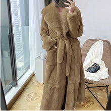 Women's Winter Jackets Faux Fur Coat Warm Thick Loose Plus Size Outerwear