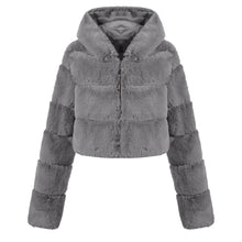 Women's Short Faux Fur Jacket