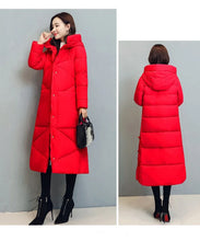 Women's Fashionable Thick Cotton padded Warm Snow Outerwear Windproof Hooded Jacket