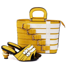 Latest Design Nigerian Women Shoes and Bag Set Plus Size Women Shoes 43 Ladies Dress Shoes and Bag for Party Wedding