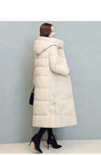 Women's Fashionable Thick Cotton padded Warm Snow Outerwear Windproof Hooded Jacket