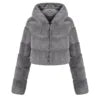 Women's Short Faux Fur Jacket