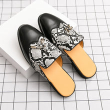 Men's Tassel Snake Pattern Cool Breathable Durable Loafers