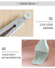 Pink Cooking Kitchenware Tool Silicone Utensils With Wooden Multifunction Handle Non-Stick Spatula Ladle Egg Beaters Shovel Set