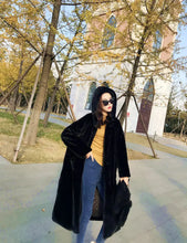 Women's Faux Fur Winter Warm Hooded Long Overcoats