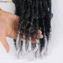 Butterfly Locks Hair Grey Butterfly Locs Pre looped Butterfly Locs Crochet Hair 14 Inch Crochet Butterfly Twist 20 Strands/Pack