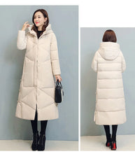 Women's Fashionable Thick Cotton padded Warm Snow Outerwear Windproof Hooded Jacket