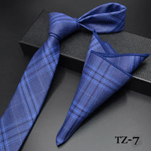 New Floral Paisley Men's Casual Tie Set Navy Red 6cm Skinny Polyester Necktie Pocket Square Suit Business Wedding Party Slim Tie