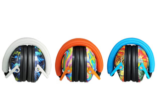 ZOHAN Kid Ear Protection Baby Noise Earmuffs Noise Reduction Ear Defenders earmuff for children Adjustable nrr 25db Safety