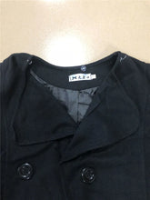 Fashionable Women's Woolen Warm Fleece Double Breast Jacket With Belts