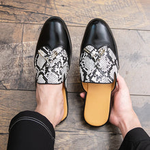 Men's Tassel Snake Pattern Cool Breathable Durable Loafers