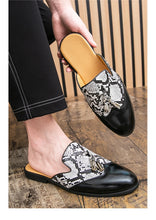 Men's Tassel Snake Pattern Cool Breathable Durable Loafers
