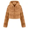 Women's Short Faux Fur Jacket