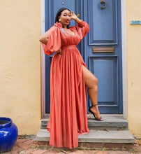 African Dresses for Women Spring Autumn African Women Long Sleeve Plus Size Long Dress Maxi Dress African Clothes Women S-5XL