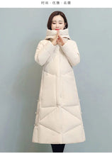 Women's Fashionable Thick Cotton padded Warm Snow Outerwear Windproof Hooded Jacket