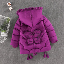 4-12 Years Winter Girls Jackets Keep Warm Thicken Christmas Coat 2023 Autumn Hooded Zipper Thickened Long Outerwear Kids Clothes