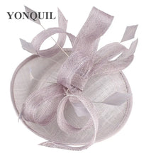 Formal Women Wedding Chuch Hat Bride Mariage Chapeau Ladies Party Occasion Derby Fascinator Sinamay Hat With Headband Accessory