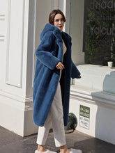 Women's Faux Fur Winter Warm Hooded Long Overcoats