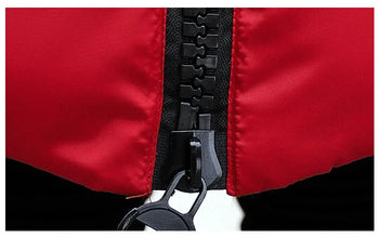 Women's Down Winter Big Fur Collar Hooded Jacket