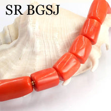 12-14mm  Copper Beads Women Jewelry Trendy Chokers Orange Coral Necklace 18inch