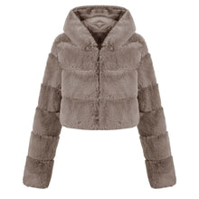 Women's Short Faux Fur Jacket
