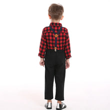 top and top Autumn Winter Christmas Brother and Sister Matching Sets Boys Gentleman Suit+ Girls Dresses Children Clothing Sets