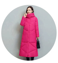 Women's Fashionable Thick Cotton padded Warm Snow Outerwear Windproof Hooded Jacket