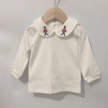 Children Boutique Clothing Set Baby Boy Clothes Soldier Embroidered Cotton Shirt British plaid Romper For 3seasons 0-5years