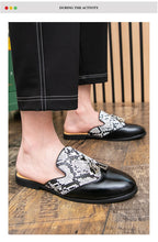 Men's Tassel Snake Pattern Cool Breathable Durable Loafers