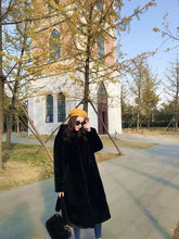 Women's Faux Fur Winter Warm Hooded Long Overcoats