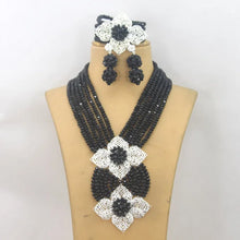 New African Jewelry Set Orange Nigerian Wedding African Beads Jewelry Set Crystal New Bridal Jewelry Set   ABS065