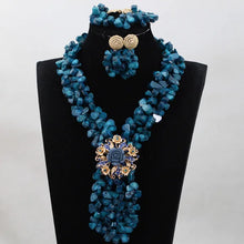 Fabulous African Beads Jewelry Set Latest Coral Beads Necklace Set Wholesale Free Shipping