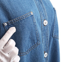 Plus Size 2017 New Spring Md-Long Streetwear Denim Trench Coat For Women Hollow Long Blue windbreaker Outerwear Casaco Feminino