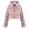 Women's Short Faux Fur Jacket