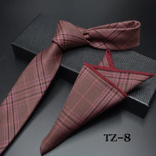 New Floral Paisley Men's Casual Tie Set Navy Red 6cm Skinny Polyester Necktie Pocket Square Suit Business Wedding Party Slim Tie