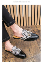 Men's Tassel Snake Pattern Cool Breathable Durable Loafers