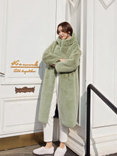 Women's Faux Fur Winter Warm Hooded Long Overcoats